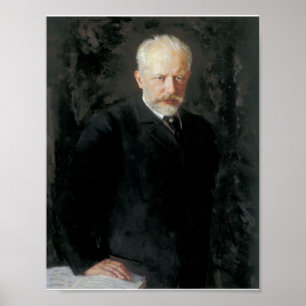 Póster Retrato de Tchaikovsky