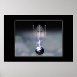 Poster Retrato de Tesla por Gregory Gallo