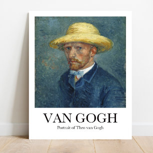 Poster Retrato de Theo van Gogh por Vincent Van Gogh