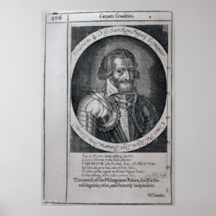 Póster Retrato de Thomas 'dos alimentos crus de Coryate