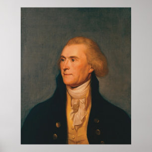 Poster Retrato de THOMAS JEFFERSON por Charles Willson