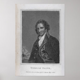 Poster Retrato de Thomas Paine do Volume I