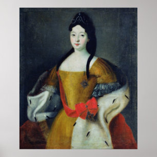 Poster Retrato de Tsarevna Anna Petrovna, 1740s