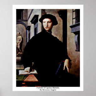 Póster Retrato De Ugolino Martelli. Por Bronzino Angelo