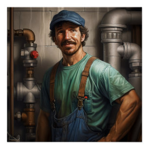Póster Retrato de um Canalizador