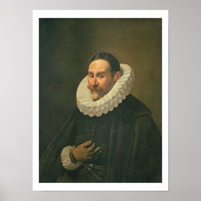 Póster Retrato de um cavalheiro, 1578 (Frente)