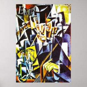 Poster Retrato de um filósofo, por Lyubov Popova