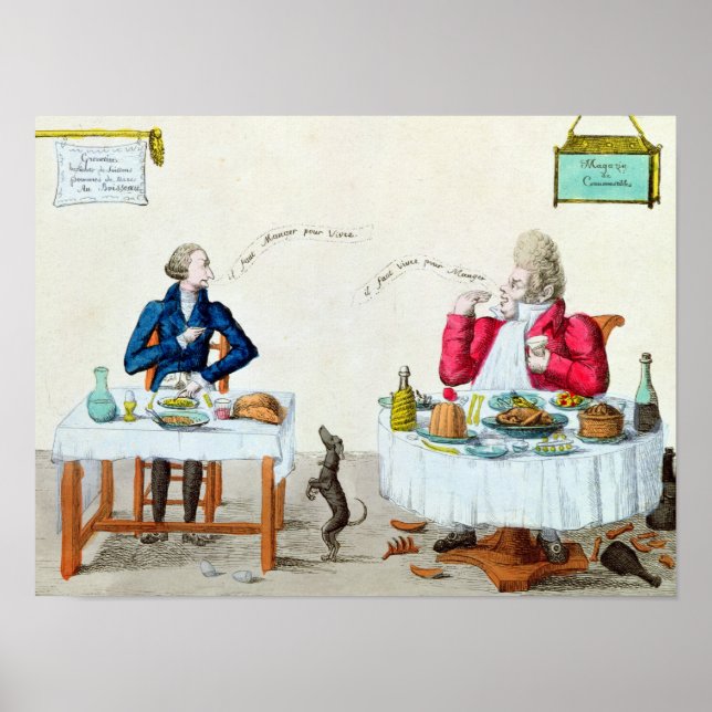 Póster Retrato de um Glutton (Frente)