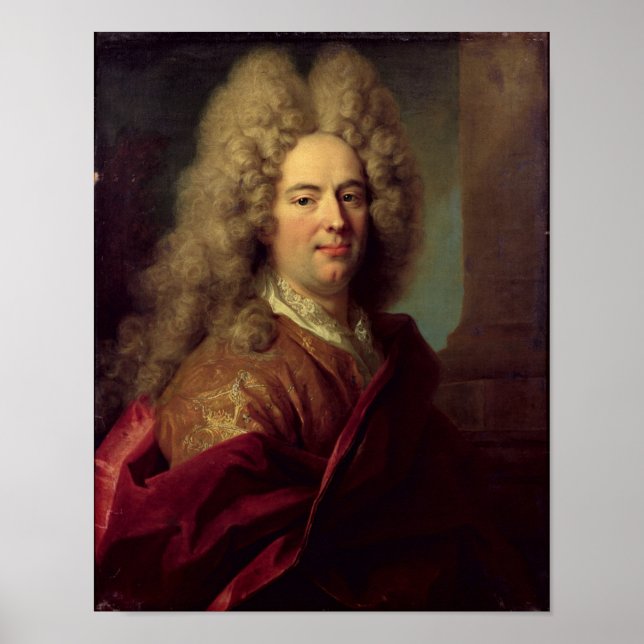 Póster Retrato de um Homem, c.1715 (Frente)