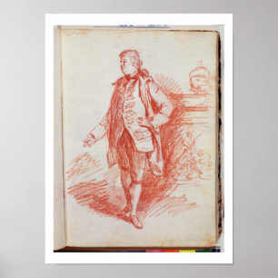 Póster Retrato de um homem, chamado Edward Gibbon