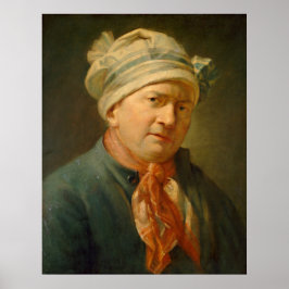 Poster Retrato de um Homem - Jean-Siméon Chardin Fine Art