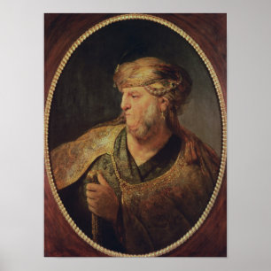 Póster Retrato de um homem na fantasia oriental, 1633