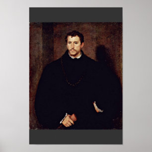 Póster Retrato de um homem novo (inglês novo)