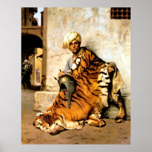 Póster Retrato de um homem oriental