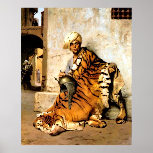 Póster Retrato de um homem oriental (Frente)