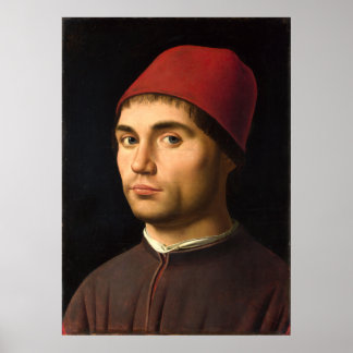 Poster Retrato de um Homem por Antonello da Messina