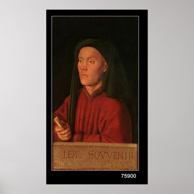 Póster Retrato de um Jovem, 1432 (Frente)