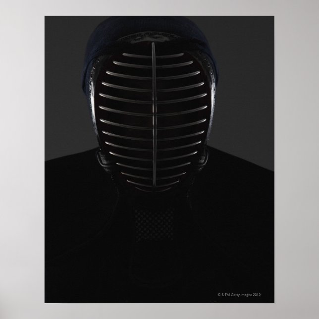 Póster Retrato de um Kendo Fencer 5 (Frente)