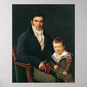 Póster Retrato de um membro da família do Barbet