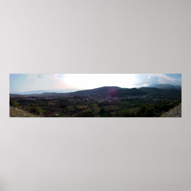 Poster Retrato de uma aldeia grega (Frente)