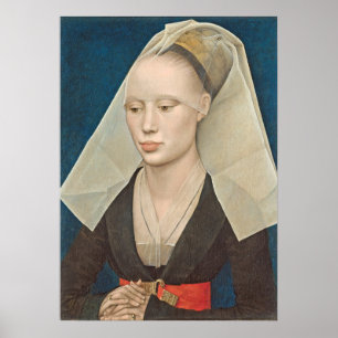 Póster Retrato de uma dama, c.1460 (óleo no painel)