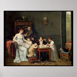 Póster Retrato de uma família, 1800-01