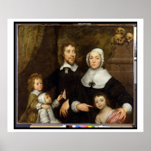Póster Retrato de uma família, provavelmente de que do
