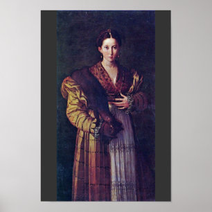 Póster Retrato De Uma Jovem Chamada Anteia.