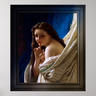 Poster Retrato de uma jovem mulher por Pierre Auguste Cot