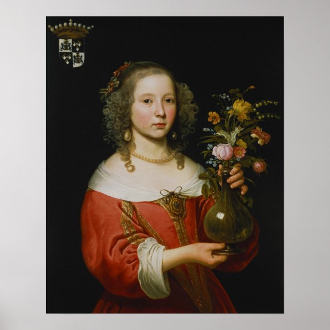 Póster Retrato de uma Menina (Frente)