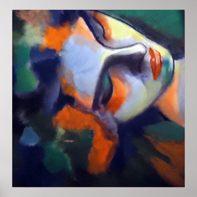 Poster Retrato de uma mulher dormindo "Noite" (Frente)