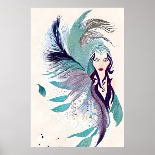 Poster Retrato de uma mulher mística