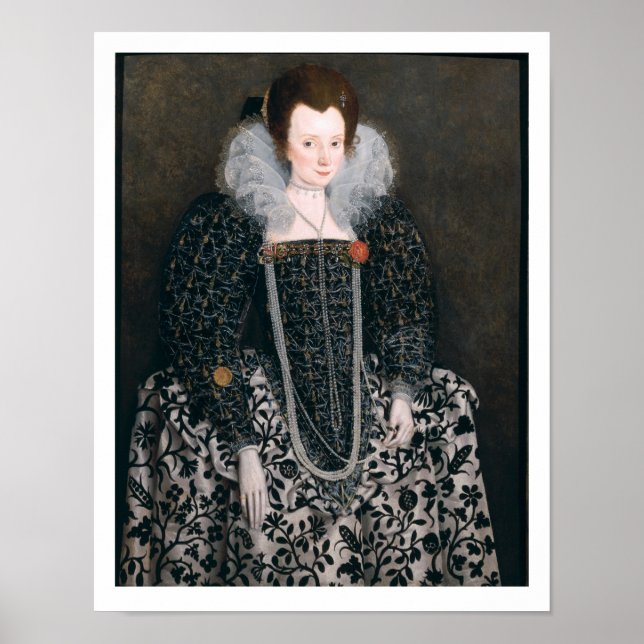 Póster Retrato de uma Mulher, tradicionalmente identifica (Frente)