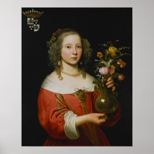 Póster Retrato de uma rapariga