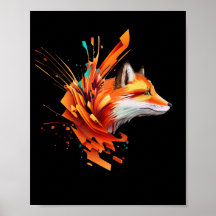 Retrato de uma raposa vermelha