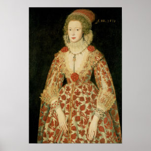 Póster Retrato de uma senhora, 1619