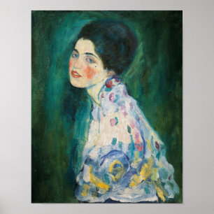Poster Retrato de uma Senhora — Gustav Klimt (1916-17)