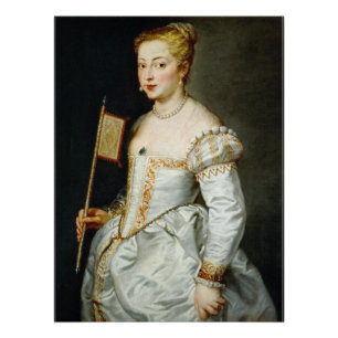 Póster Retrato de uma Senhora Pedro Paulo Rubens