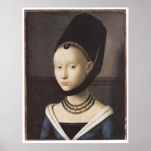 Poster Retrato de uma Senhora, Petrus Christus