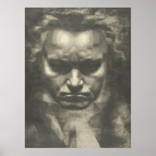 Poster Retrato de Van Beethoven
