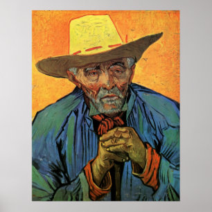 Poster Retrato de Van Gogh da Paciência Escalier Vintage