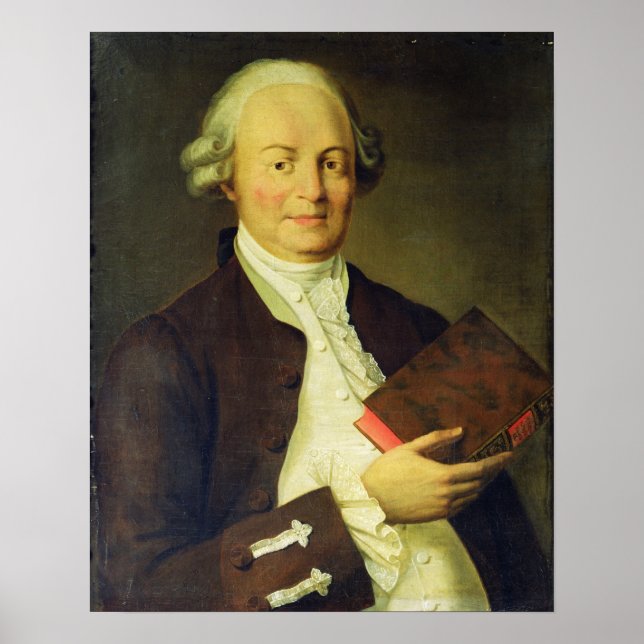 Poster Retrato de Vasili K. Trediakovsky (Frente)