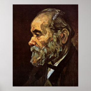 Poster Retrato de Velho com Barba por Vincent van Gogh