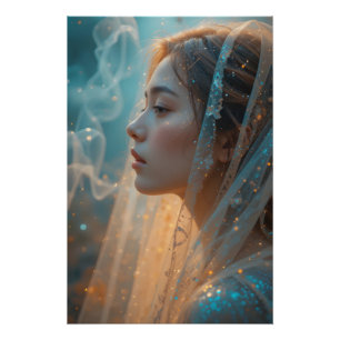 Póster Retrato de Véu Encantado