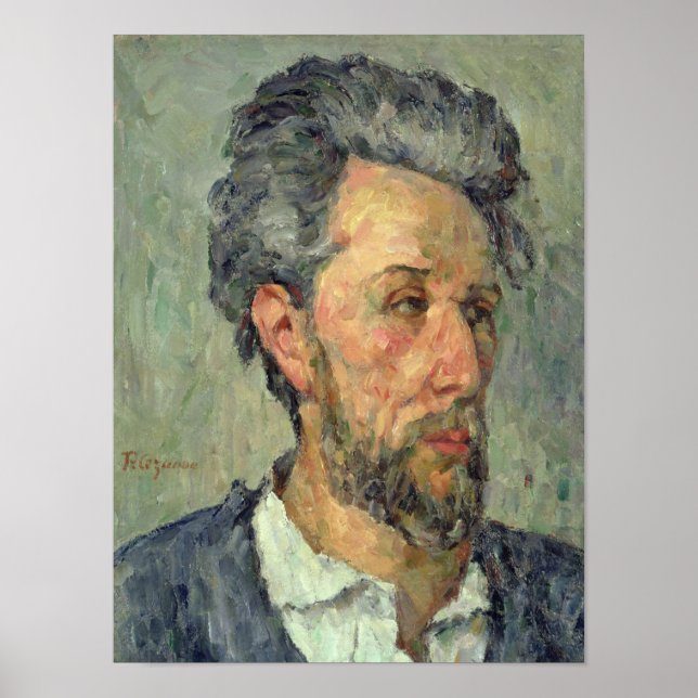 Poster Retrato de Victor Chocquet, 1876-77 (Frente)