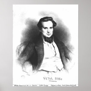 Poster Retrato de Victor Hugo