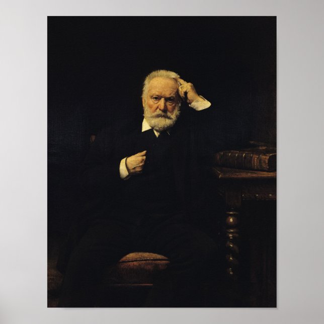Poster Retrato de Victor Hugo 1879 (Frente)