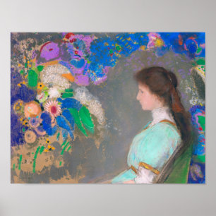 Poster Retrato de Violette Heymann, Redon
