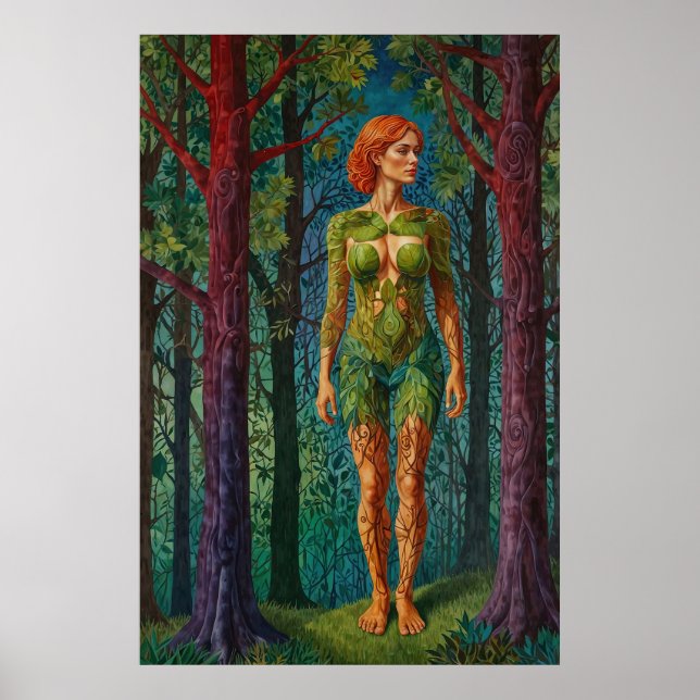 Poster “Retrato de Viridra” - Veias do Dossel     (Frente)