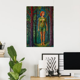 Poster “Retrato de Viridra” - Veias do Dossel